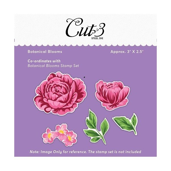 Mudra Dies - Botanical Blooms (Coordinates with Botanical Bloom Stamp)