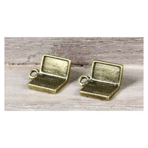 Laptop Metal Charms (Pack of 5 pcs)