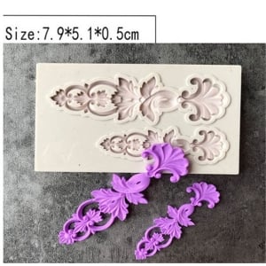 Floral Flourish Silicone Clay Mould