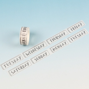 Washi Tape - Weeks