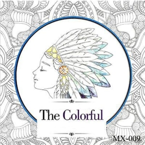 Adult colouring Book - The colorful