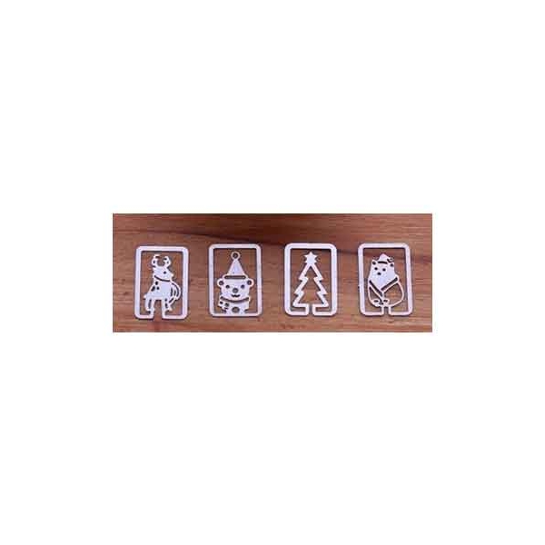 Metal Bookmarks - Christmas Elements (4 ps)