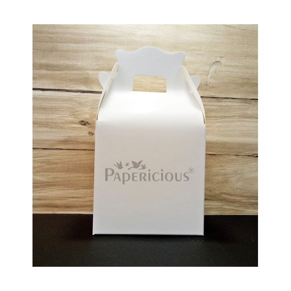 Favor Box with Handle - pack of 5 (Papericious Die Cut Boxes)