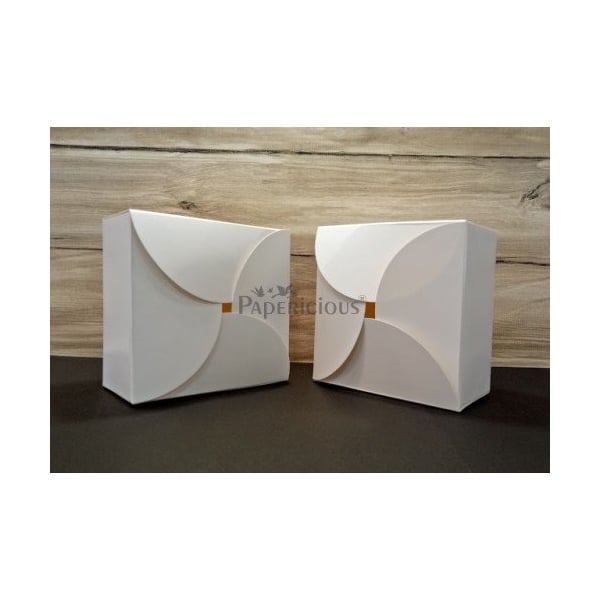 Circle Flap Boxes - pack of 5 (Papericious Die Cut Boxes)