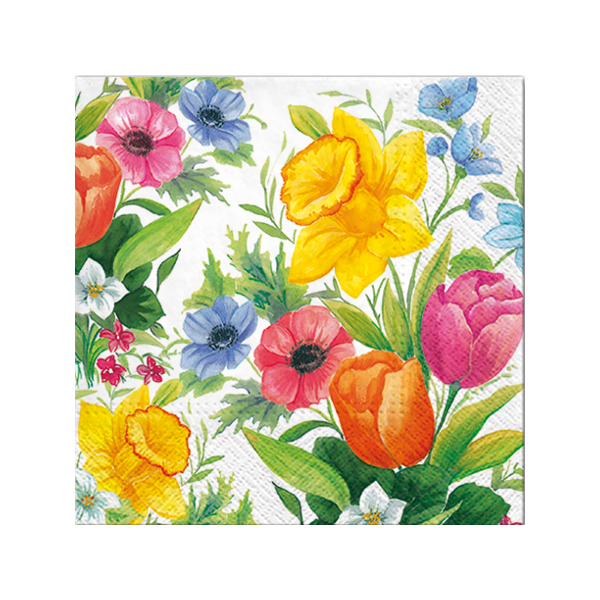 A pack of 13 by 13 inch Decpoupage Napkin Paper (SDL090300) - Set of 5 pcs