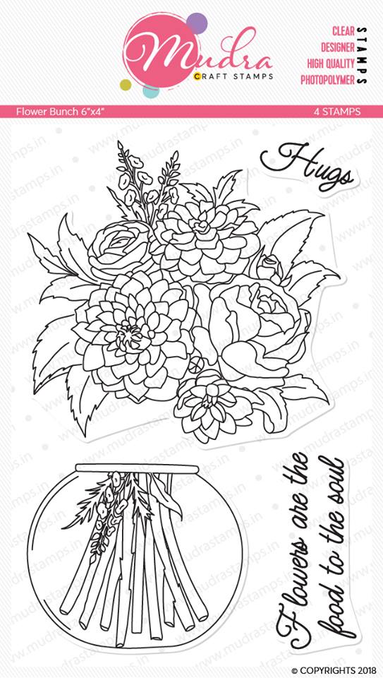 Mudra Craft Stamps - Flower Bunch