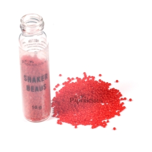 Papericious Shaker Beads - Red