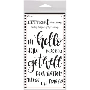 Ranger Letter IT Stamps - Greeting