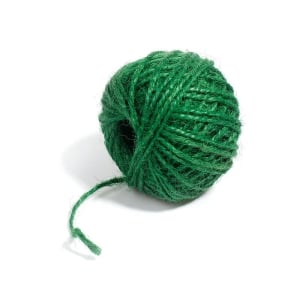 Jute Cord - Dark Green (50 metres)