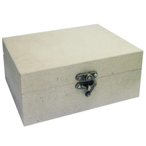 MDF wooden box (4.25 by 6.25 by 2.75 inch)