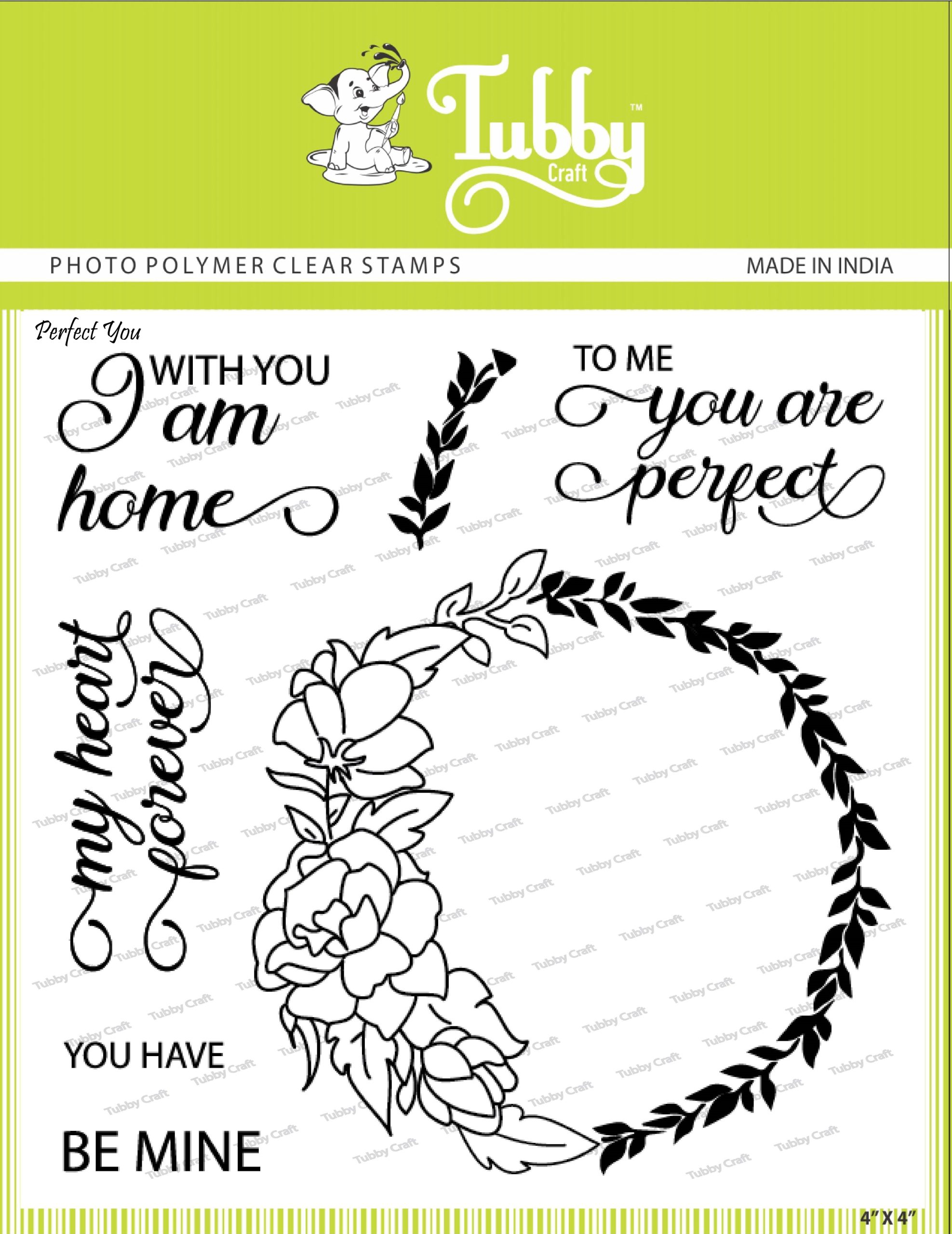 Tubby Photopolymer Clear Stamps - Perfect you