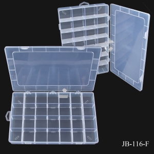28 compartment plastic storage box