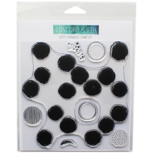 Concord & 9th Clear Turnabout Stamp - Dotty (6 by 6 inch)