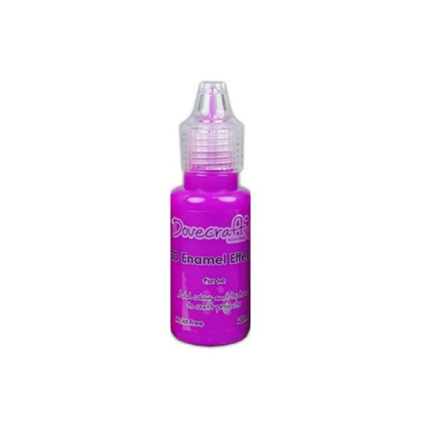Dovecraft 3D Enamel Effects Glue - Purple