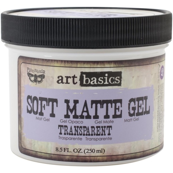Prima Finnabair Art Basics Soft Matte Gel - Transparent (8.5 oz)