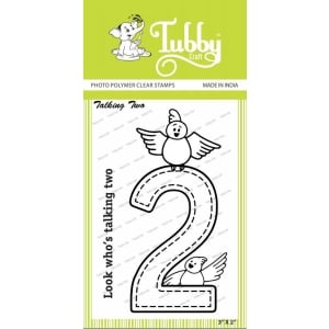 Tubby Photopolymer Clear Stamps - Talking two