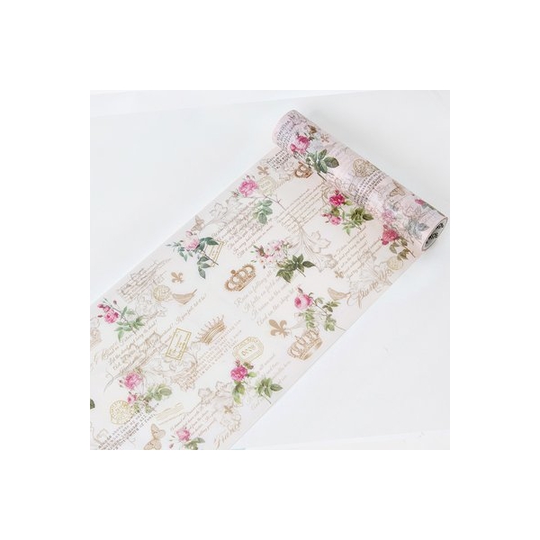Florals - Japanese Washi Tape (20 cm by 5 m)