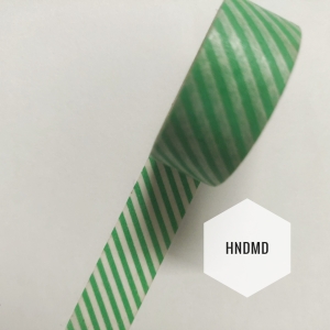 Green Stripes Washi Tape