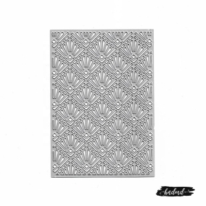 Steel Background Dies - Geometric Pattern Grid