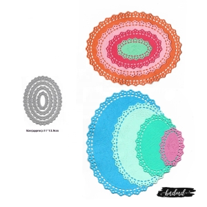 Steel Dies - Floral Ovals (set of 4 dies)