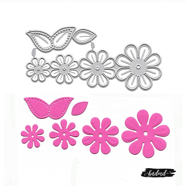 Steel Cutting Dies - Flower and Leaves (XY719)