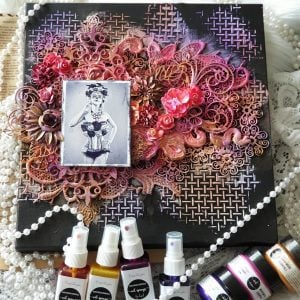 Anja_black_mixed_media_canvas