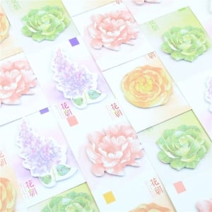 Sticky Notes or Memo Pads - Watercolor Florals