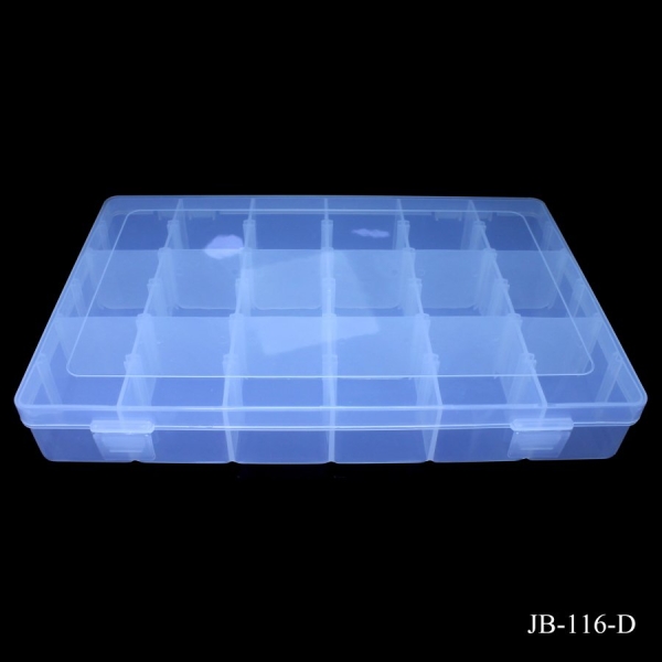 Plastic Storage Box with many compartments JB-116-D