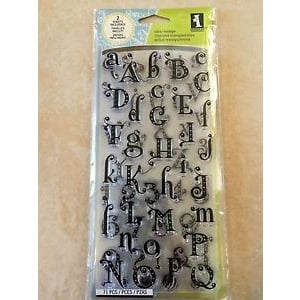 Inkadinkado Clear Stamp - Gemstone Alphabet