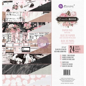 Prima - Amelia Rose - 12x12 Paperpack (24 double sided sheets)