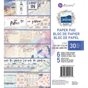 Prima - Santorini - 6x6 Paperpack (30 double sided sheets)