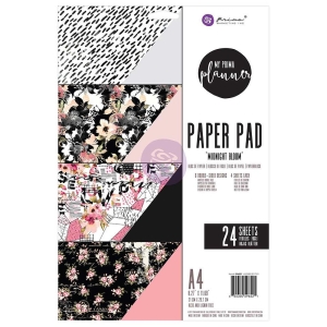Prima - Midnight Bloom - A4 Paperpack (24 double sided sheets)