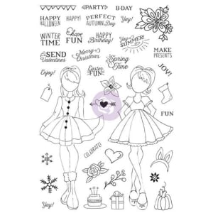 Holiday Bliss Julie Nutting Planner Stamp by Prima