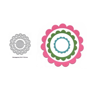 Steel Dies - Simple Scalloped Circle Frames (Set of 3 dies)