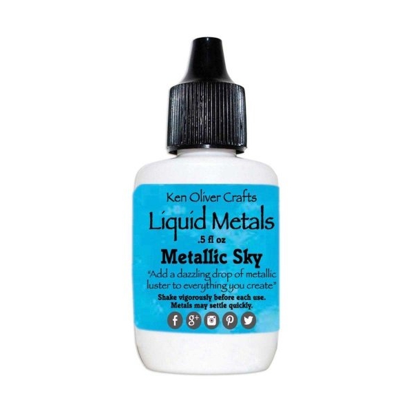 Ken Oliver Color Burst Liquid Metal 6gm - Metallic Sky