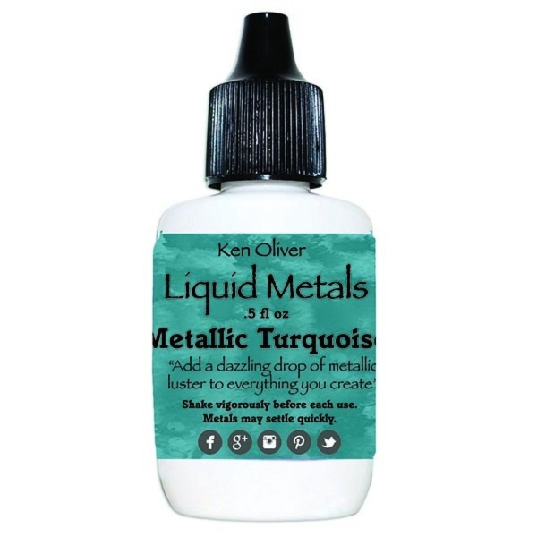 Ken Oliver Color Burst Liquid Metal 6gm - Metallic Turquoise