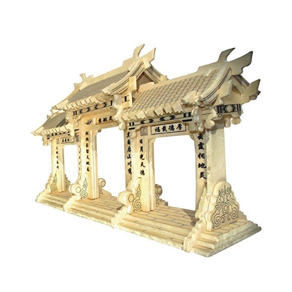 A4 3D wooden puzzle Kit - Chinese Paifang
