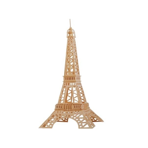 A4 3D wooden puzzle Kit - Eiffel Tower
