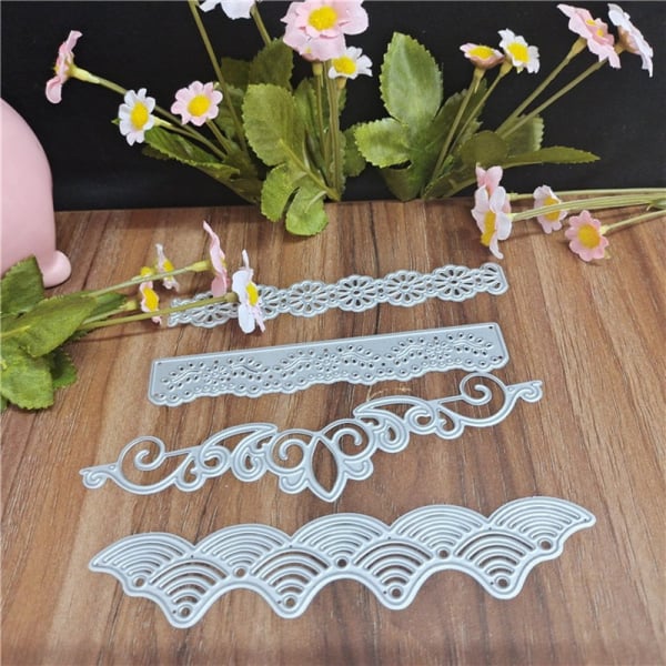 Steel Border Dies - Vintage Borders (Set of 4 dies)
