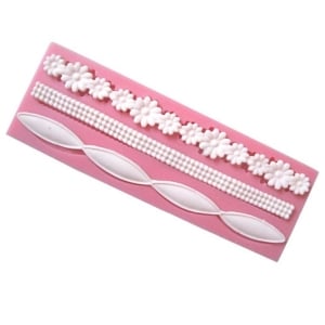 Borders Silicone Clay Mould