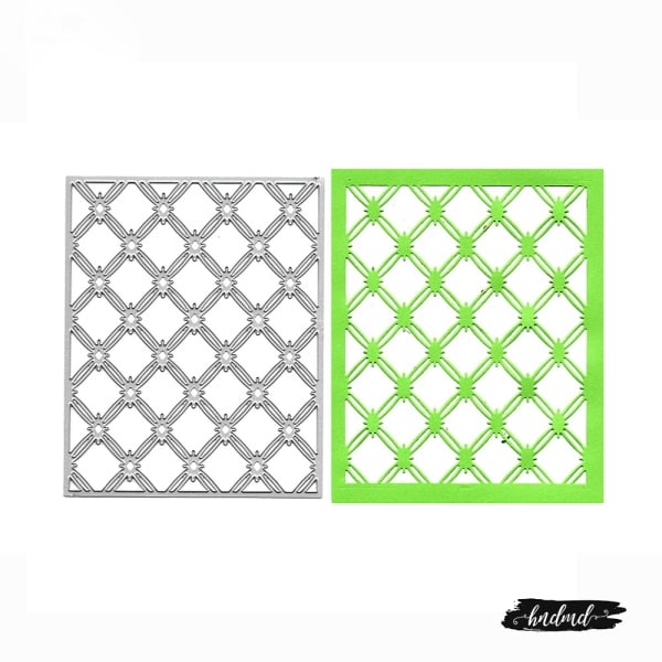 Steel Background Dies - Diamond Grid (XY655)