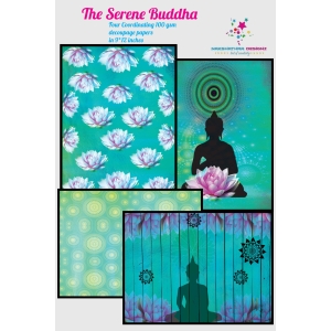 Nakshathra Designz Decoupage paper - Serene Buddha