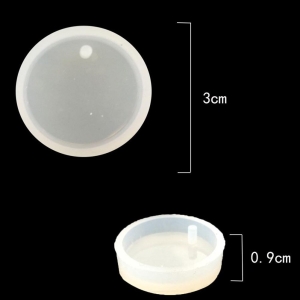 Circle Pendant Silicone Jewellery Mould