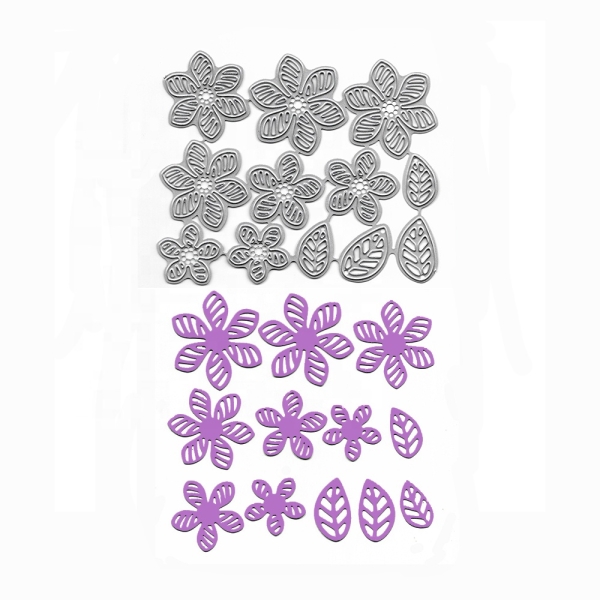Steel Dies - Intricate Flowers (Set of 12 dies)
