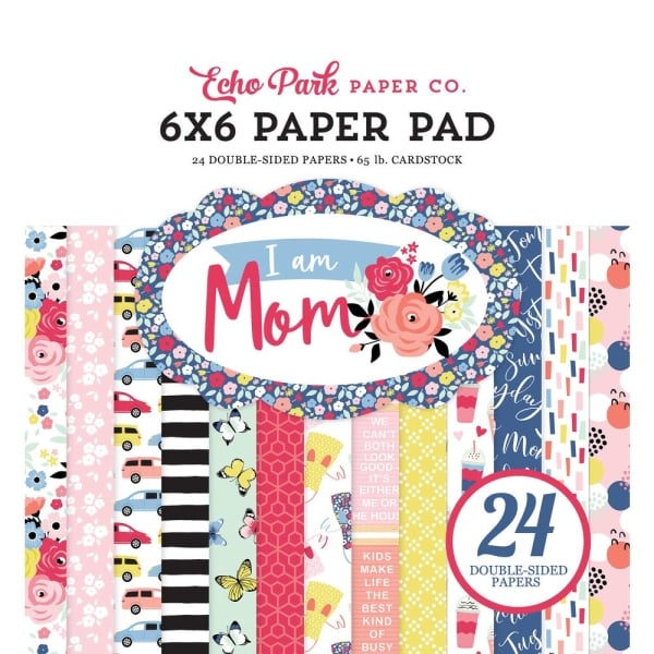 EchoPark paper pad - I am Mom (6by6 inch)