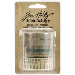 Tim Holtz ideaology Design Tape 3/Pkg - Passport