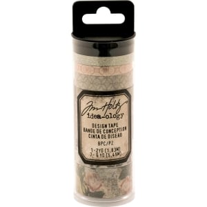Tim Holtz ideaology Design Tape 8/Pkg - Rose