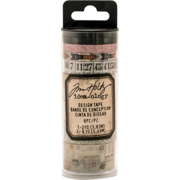 Tim Holtz ideaology Design Tape 8/Pkg - Postal