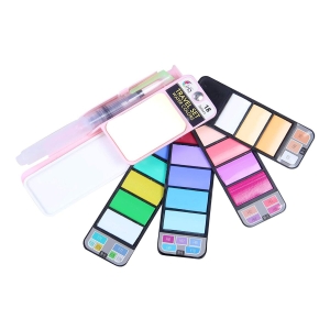 Hakims Watercolors travelling Pan (Set of 18 Pastels)