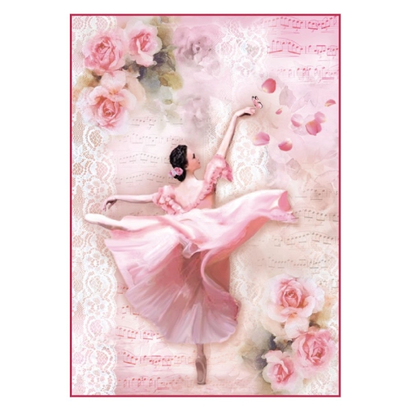 Stamperia Rice Paper A4 - Dancer